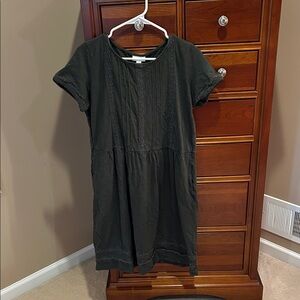 J. Jill Dark Green Dress, size medium, has pockets, so comfy! 60%cotton,40%modal